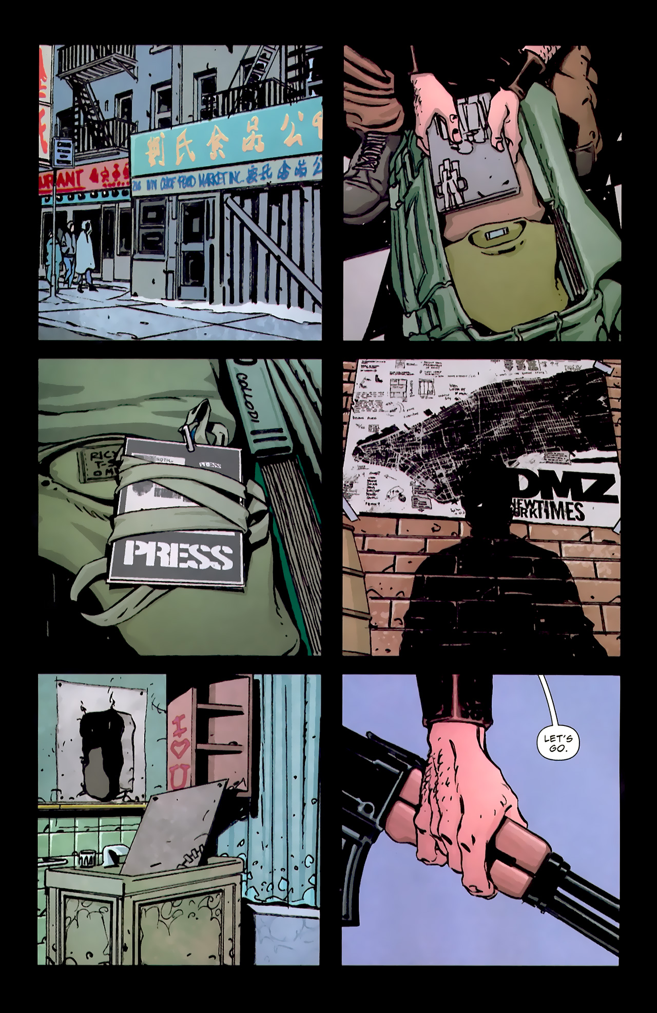 Read online DMZ (2006) comic -  Issue #45 - 3