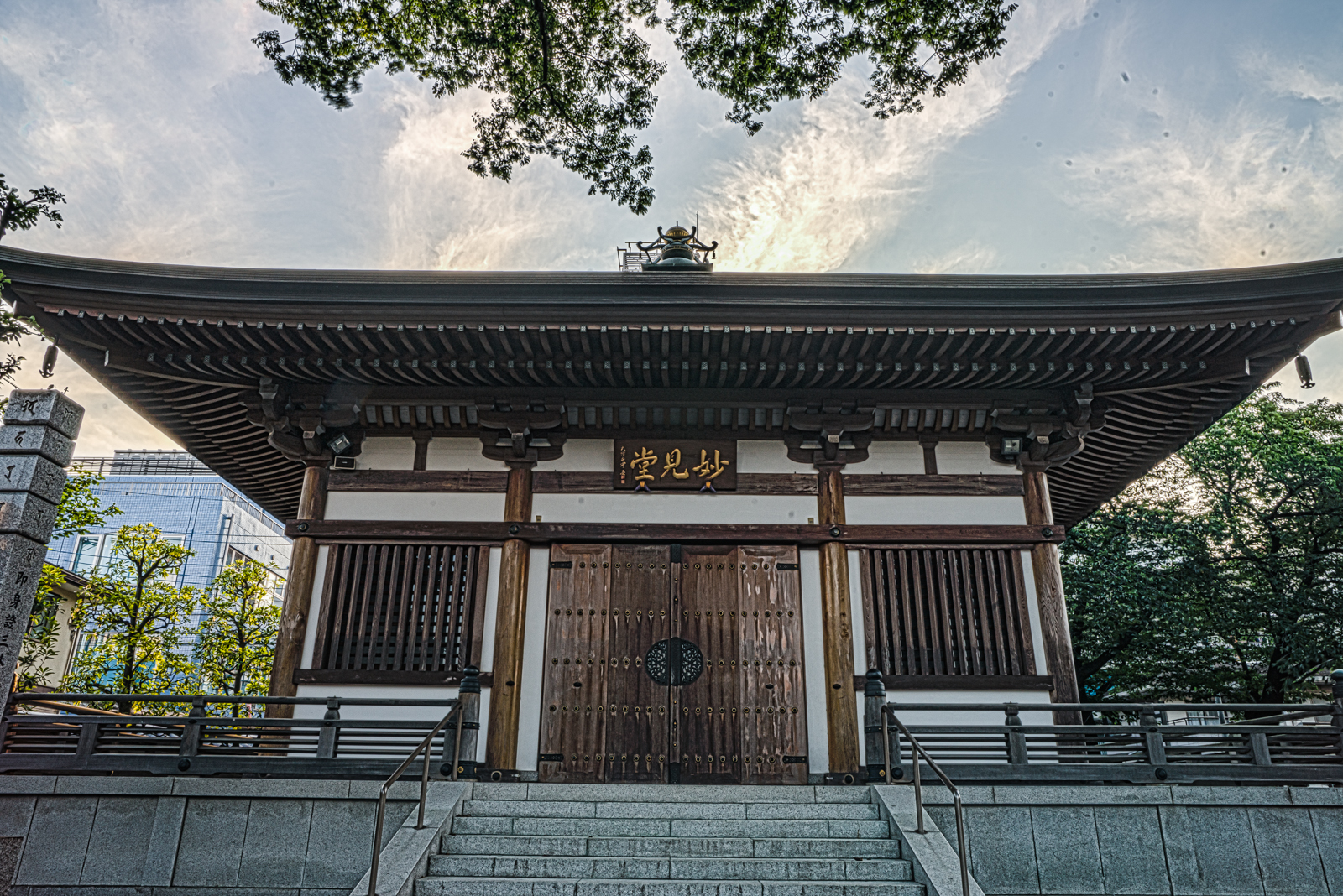 新東京百景　田無山、総持寺の妙見堂の写真
