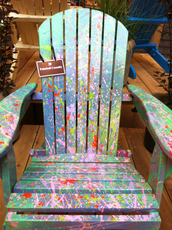Sweet on You Hand Painted Garden Chairs