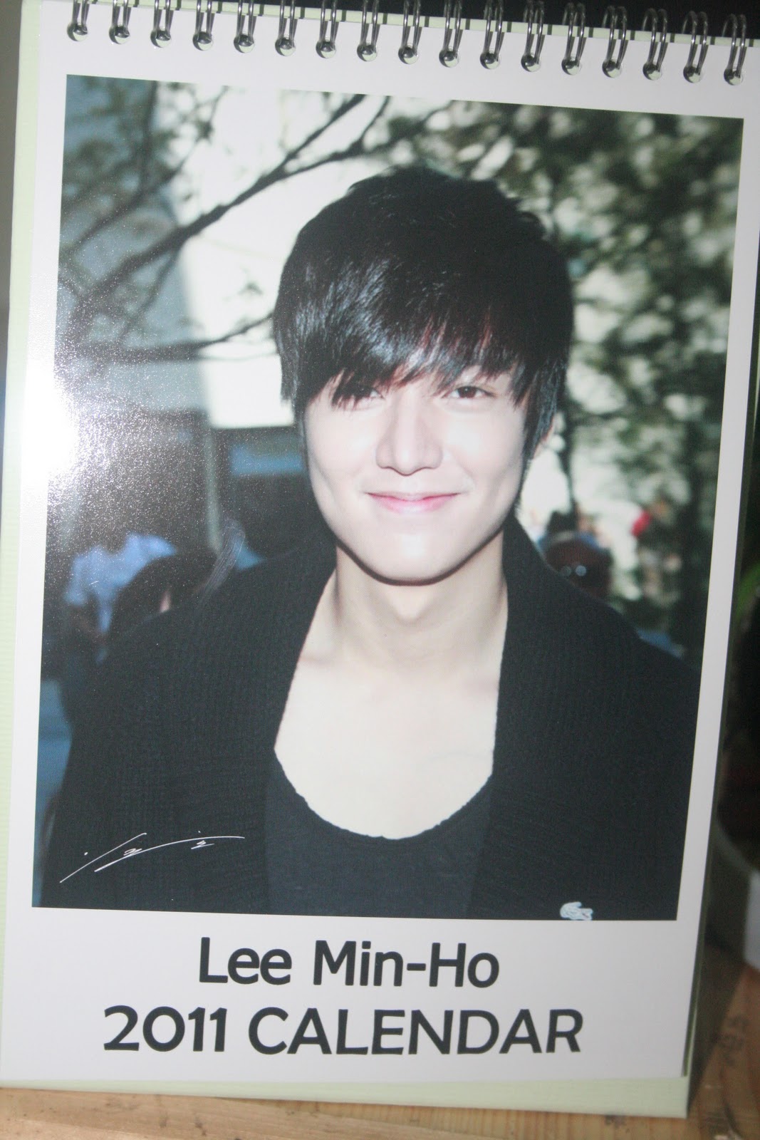 SecondThought Lee Min Ho 2011 Calendar