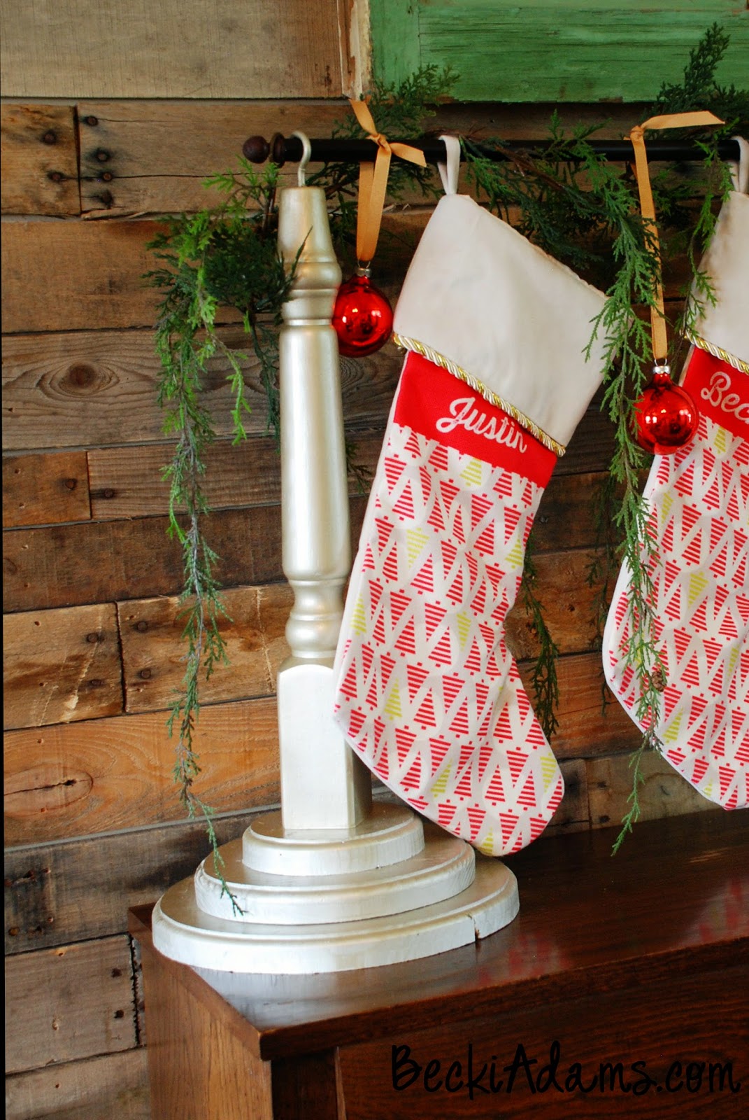 Becki Adams DIY Stocking Holder