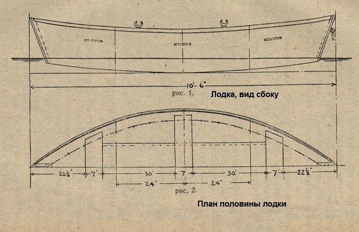 Дори лодка чертежи своими руками