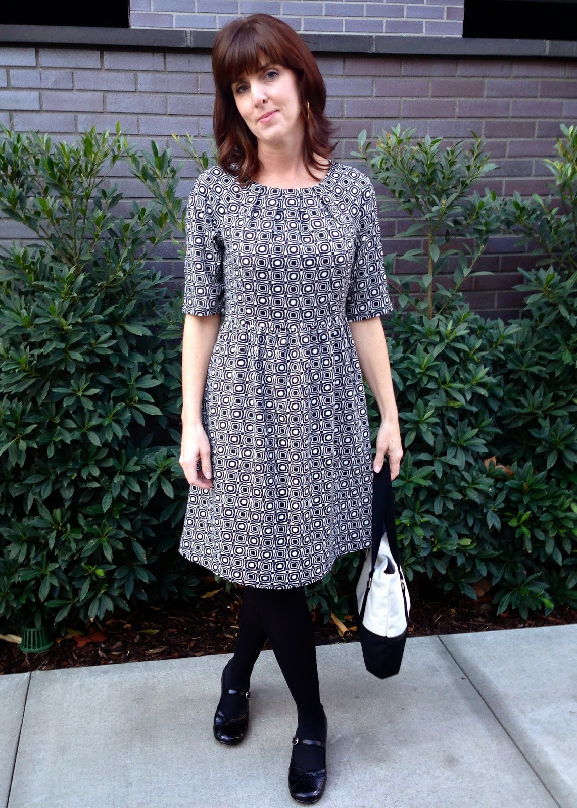Made by a Fabricista: Franken-pattern Skater Dress by Diane