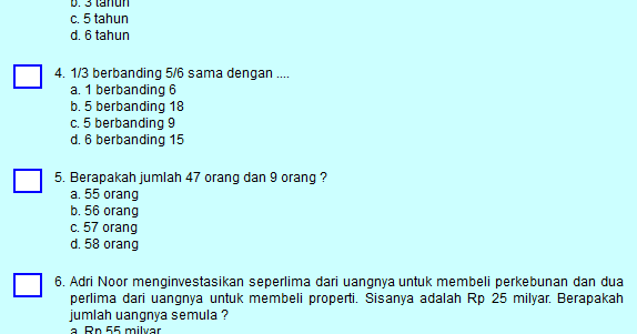 Contoh Soal Psikotes Bank Mandiri Taspen Pos Belajar Saja