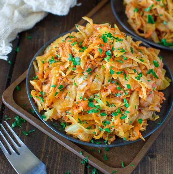 Cabbage Sauteed with Chicken #vegetable #bestrecipe