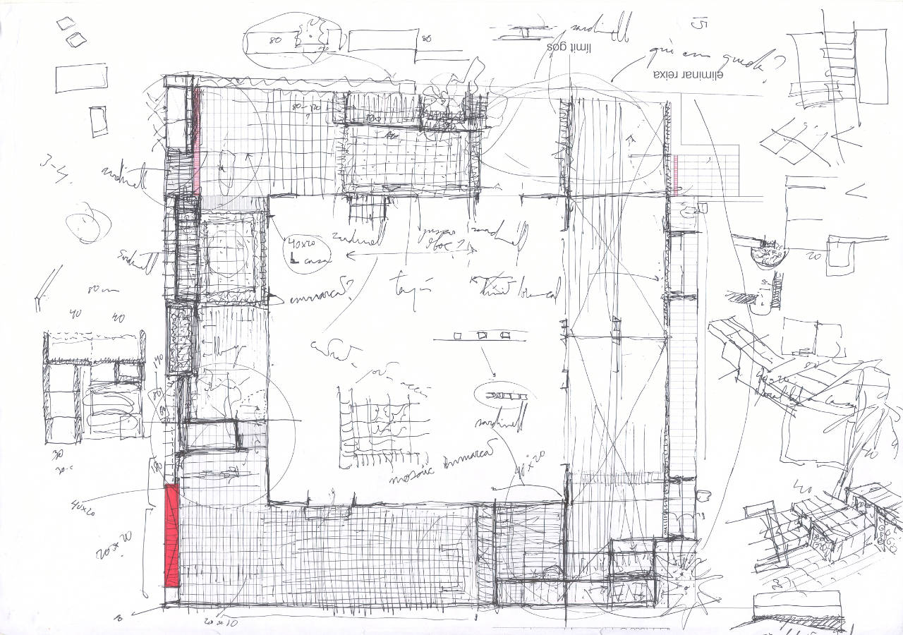 EL DISEÑO INTERIOR: BOCETO Y PLANO FINAL