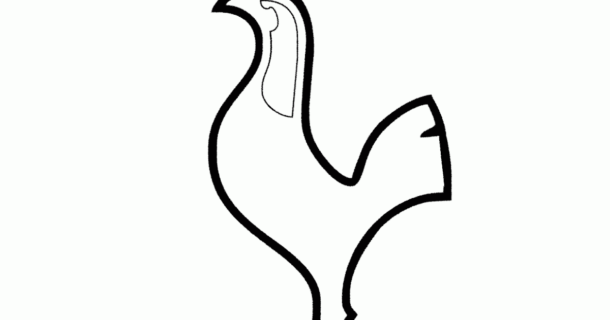 Gambar Mewarnai Logo Klub Tottenham Hotspur Contoh Anak Paud