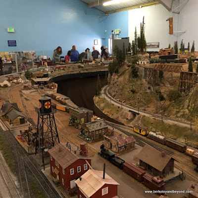 interior of Golden State Model Railroad Museum in Pt. Richmond, California