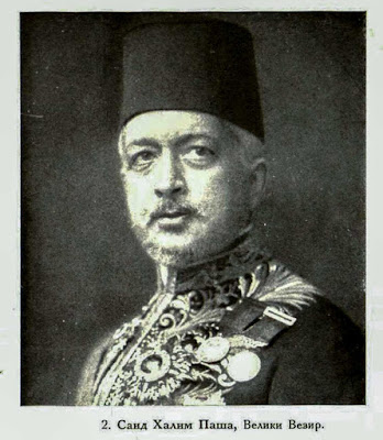 Prince Said Halim Pasha, the grand Vizier. 