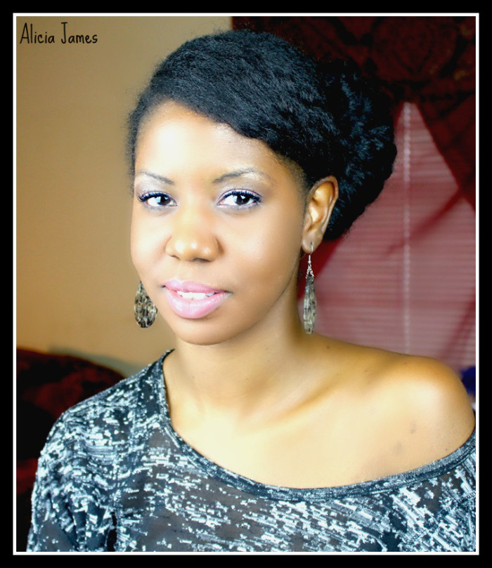 NATURAL HAIRSTYLE | Side Bun Natural Hairstyle Tutorial