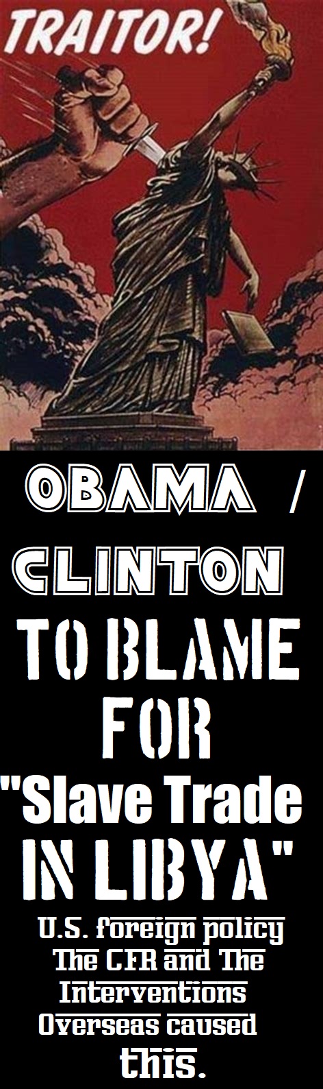 Traitors Obama & Clinton!