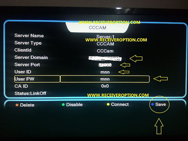 PREMAX P1000 HD RECEIVER CCCAM OPTION