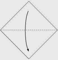 Bước 1: Gấp đôi tờ giấy lại. Bước 1: Gấp đôi tờ giấy lại.
