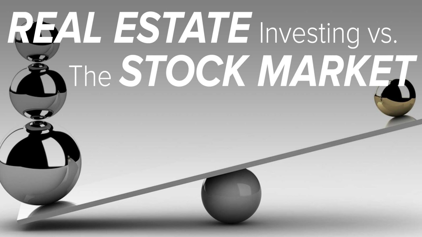 Which is a Better Investment Real Estate Or Stocks?