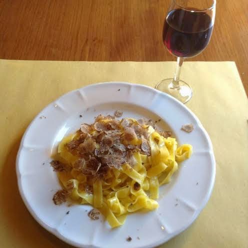 Siena a tavola: tagliatelle al tartufo