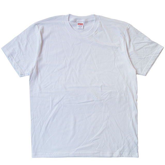 supreme plain white t shirt