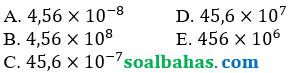 soal pg notasi pangkat