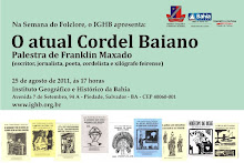 Palestra: O Atual Cordel Baiano