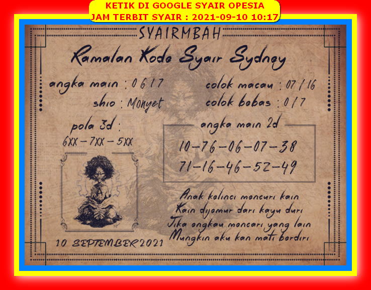Kode Syair Hongkong 10 September 2021 Forum Syair Togel Hongkong Singapura Sydney Kode Syair Hongkong 10 September 2021 Forum Syair Togel Hongkong Singapura Sydney