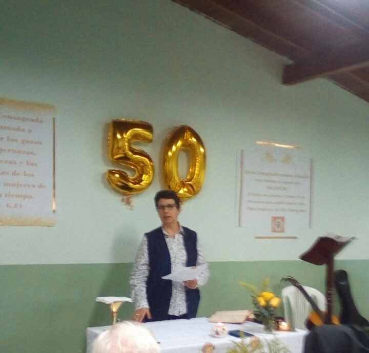 Celebrando mis 50 años de vida consagrada