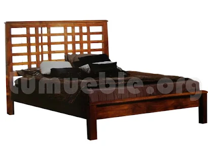cama madera teca 4185