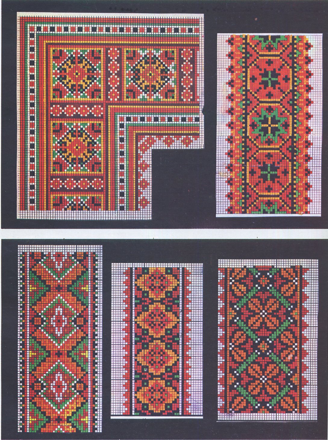 Ukrainian Folk Embroidery Hutsul Cross Stitch Band Designs Kolotylo ukrainian-folk-embroidery-hutsul-cross-stitch-band-designs-kolotylo