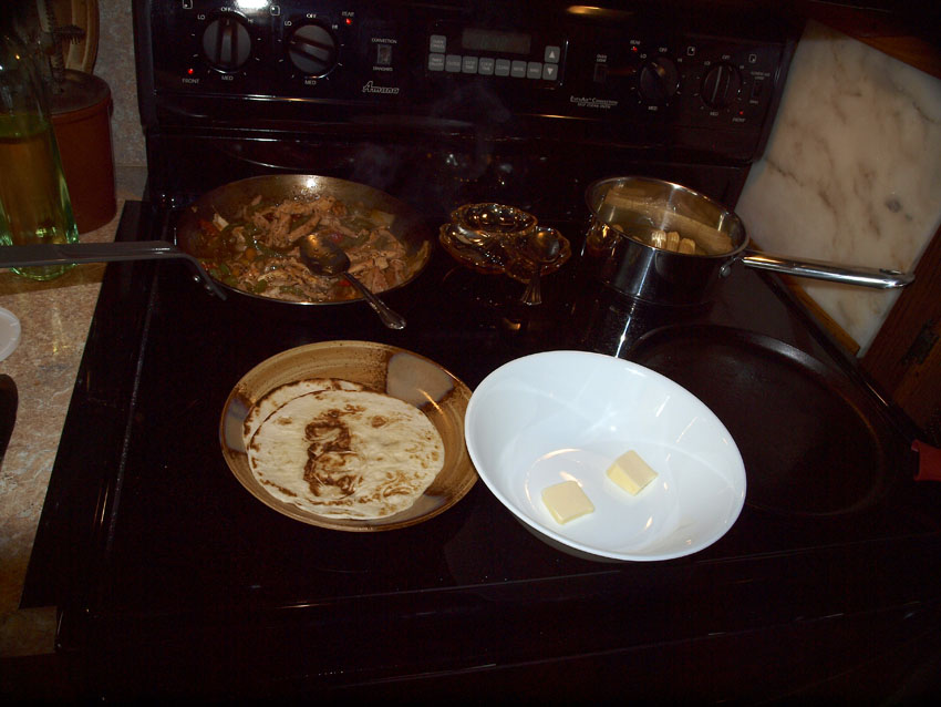 Pellet Smoker Cooking Smoked Chicken Fajitas and Lime Corn