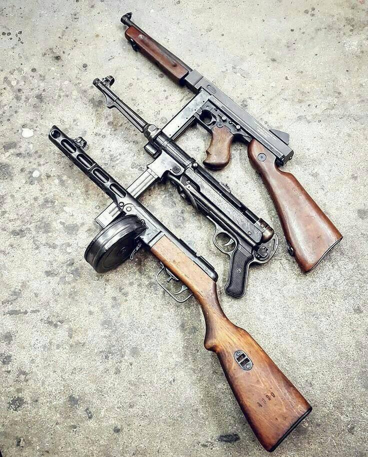Las armas mas utilizadas de la segunda guerra mundial