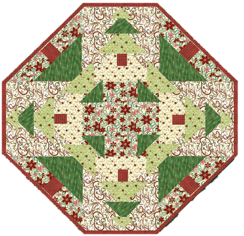 Quilt Inspiration Free pattern day! Christmas Tree skirts
