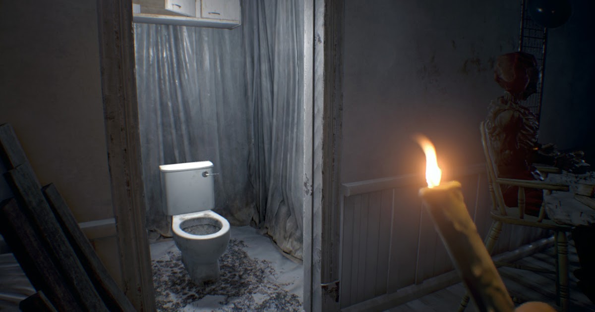 The Video Games Restroom Project Resident Evil 7 Testing Area Party Room