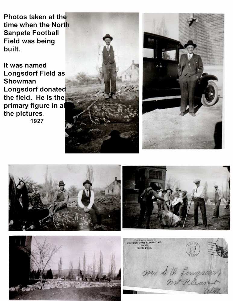 Johannah Madsen Hafen Collection North Sanpete Football Field