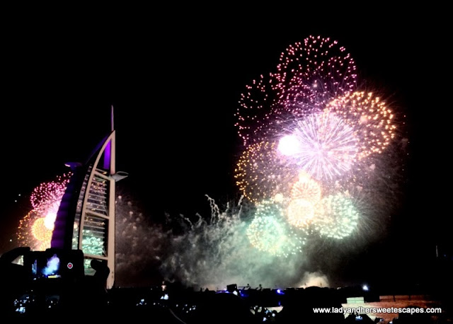 2014 Fireworks at Burj Al Arab