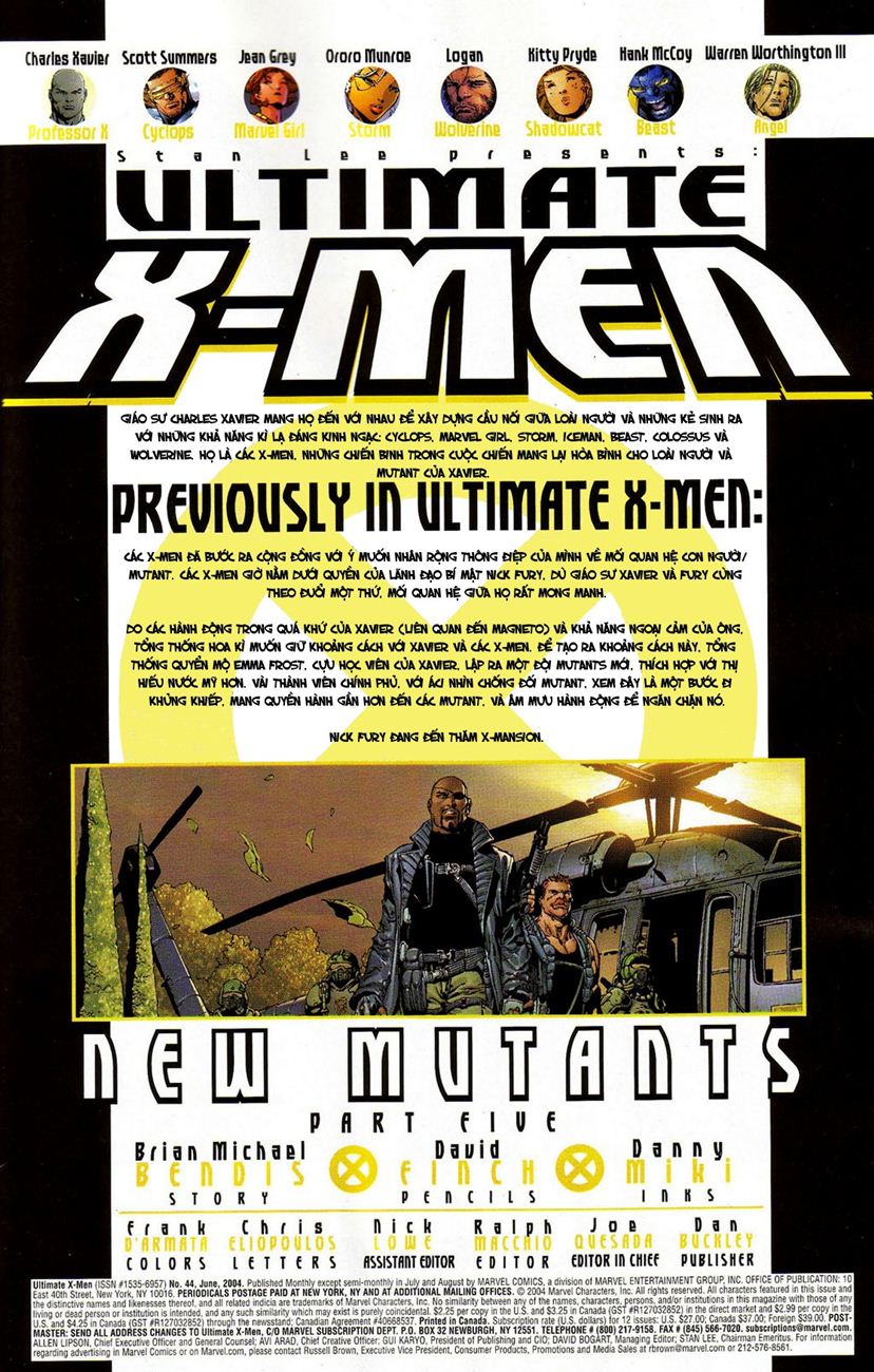 Ultimate X - men chap 44
