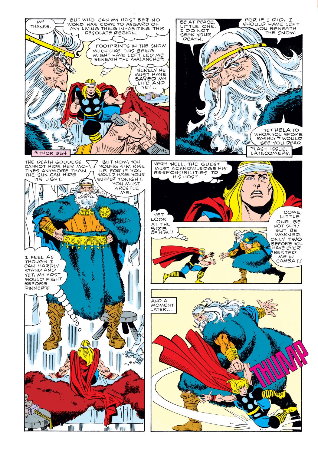 Read online Thor (1966) comic -  Issue #355 - 5