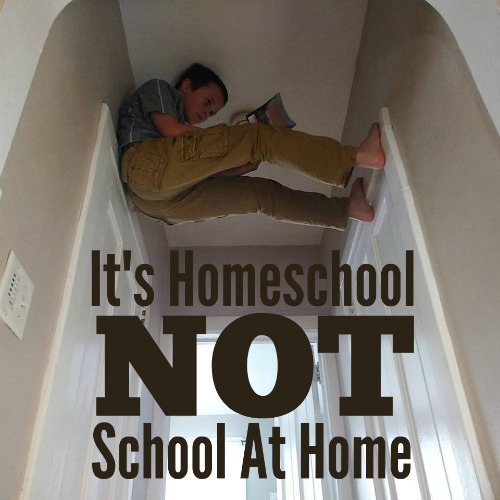 It's homeschool, NOT school at home- one teacher turned homeschool mom unpacks the differences