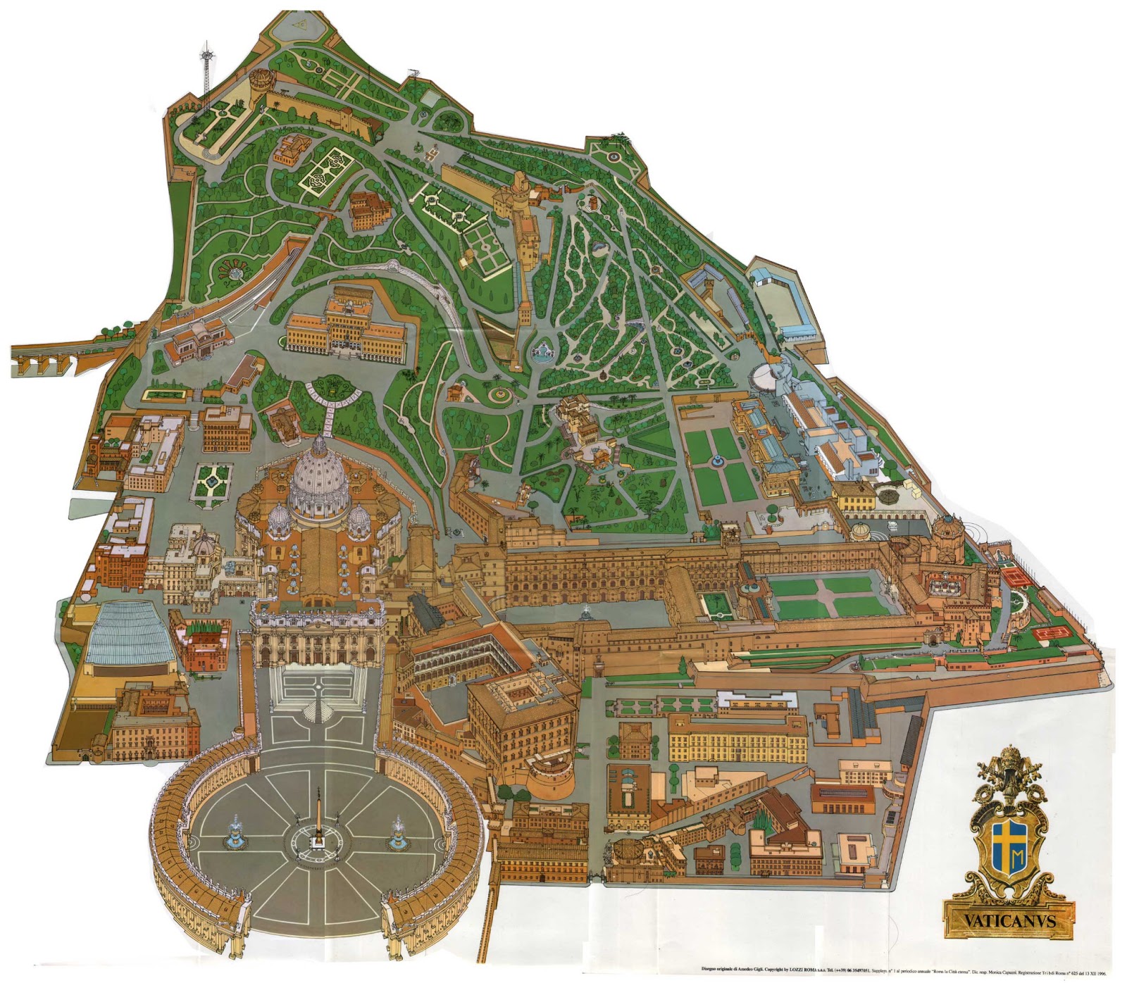 MAPS OF THE VATICAN MAPS OF THE VATICAN