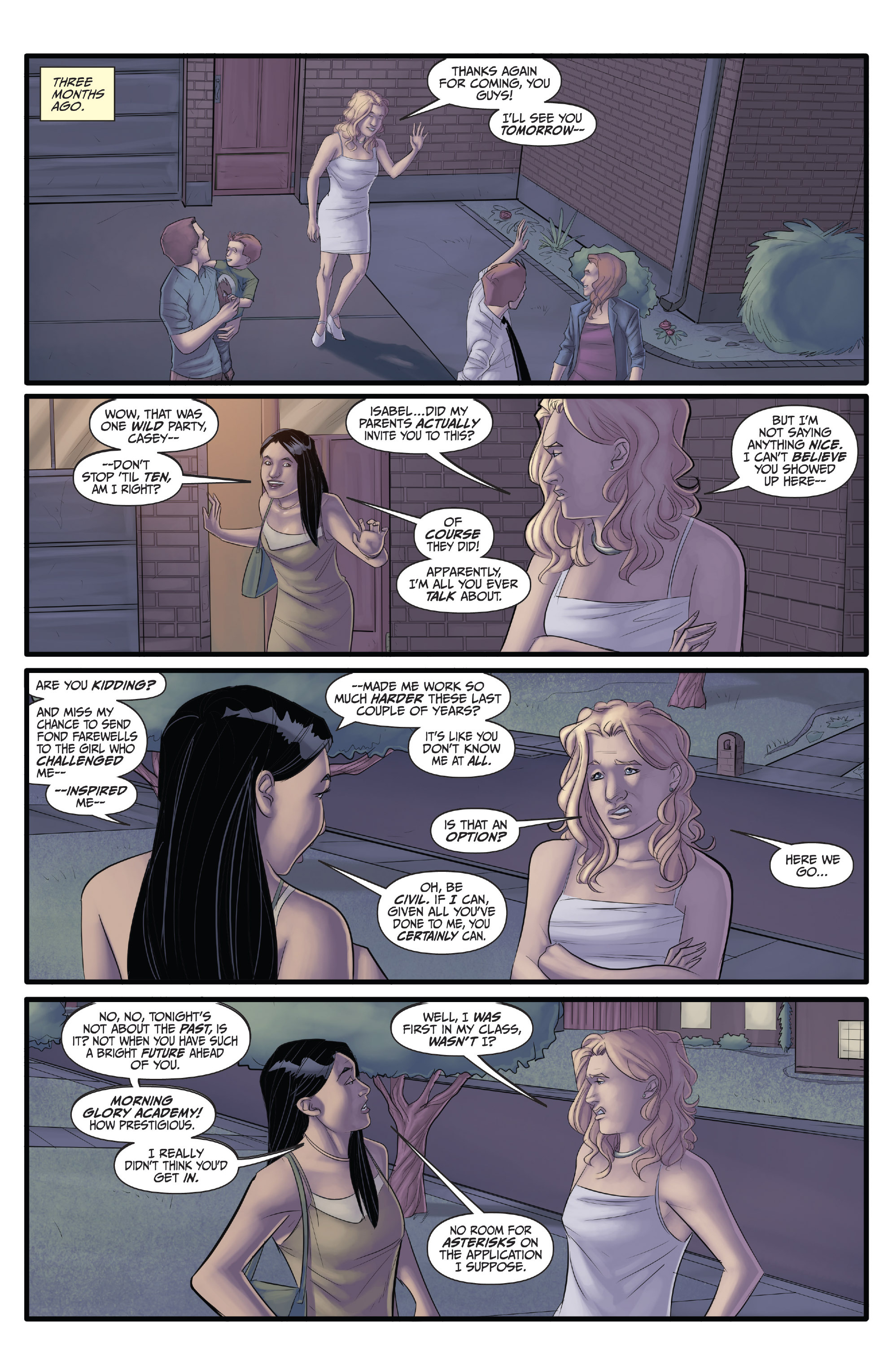 Read online Morning Glories comic -  Issue #39 - 19