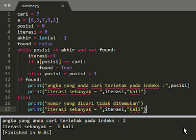 Struktur Data - Python : Linear Serching dan Binary Searching ~ Coding ...