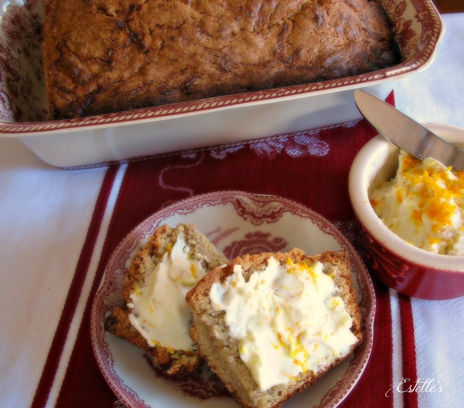 Estelle's ZUCCHINI BREAD FROM MISS MARY BOBO....A VISIT TO THE