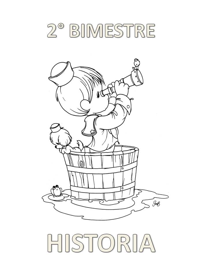 Pinto Dibujos: Portadas del segundo bimestre para colorear