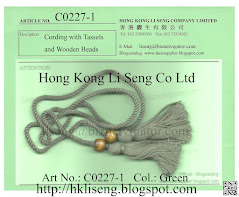 Cording with Tassels and Wooden Beads Manufacturer - Hong Kong Li Seng Co Ltd