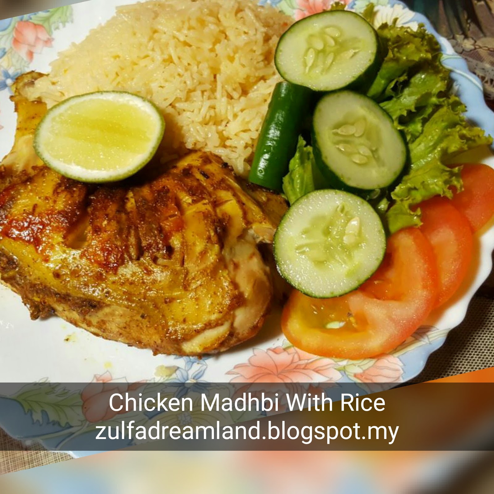 ZULFAZA LOVES COOKING: Chicken Madhbi With Rice