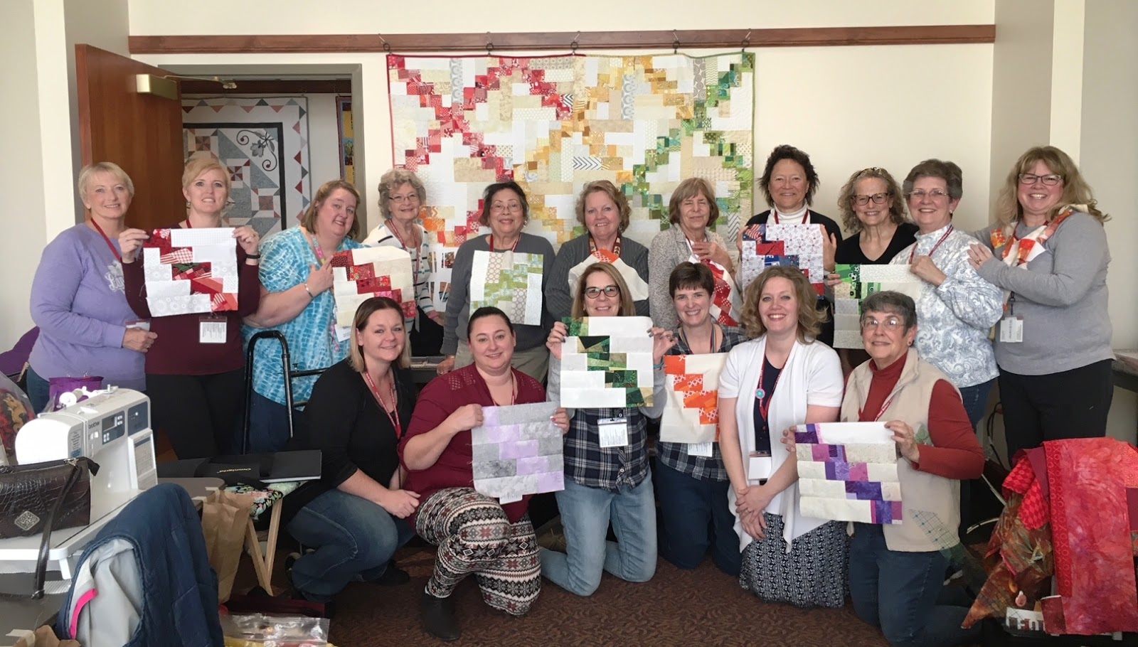 Happy Quilting Teaching Times Cedar Quilt Retreat!!