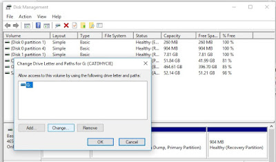 tips menukar huruf drive hardisk