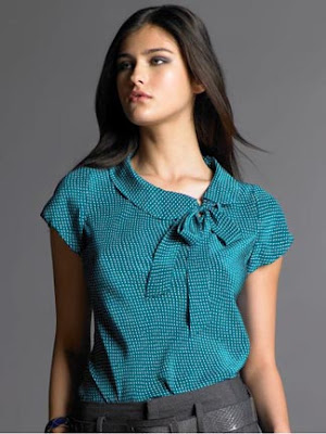 Just Skirts and Dresses: Bow-tie blouse ideas!