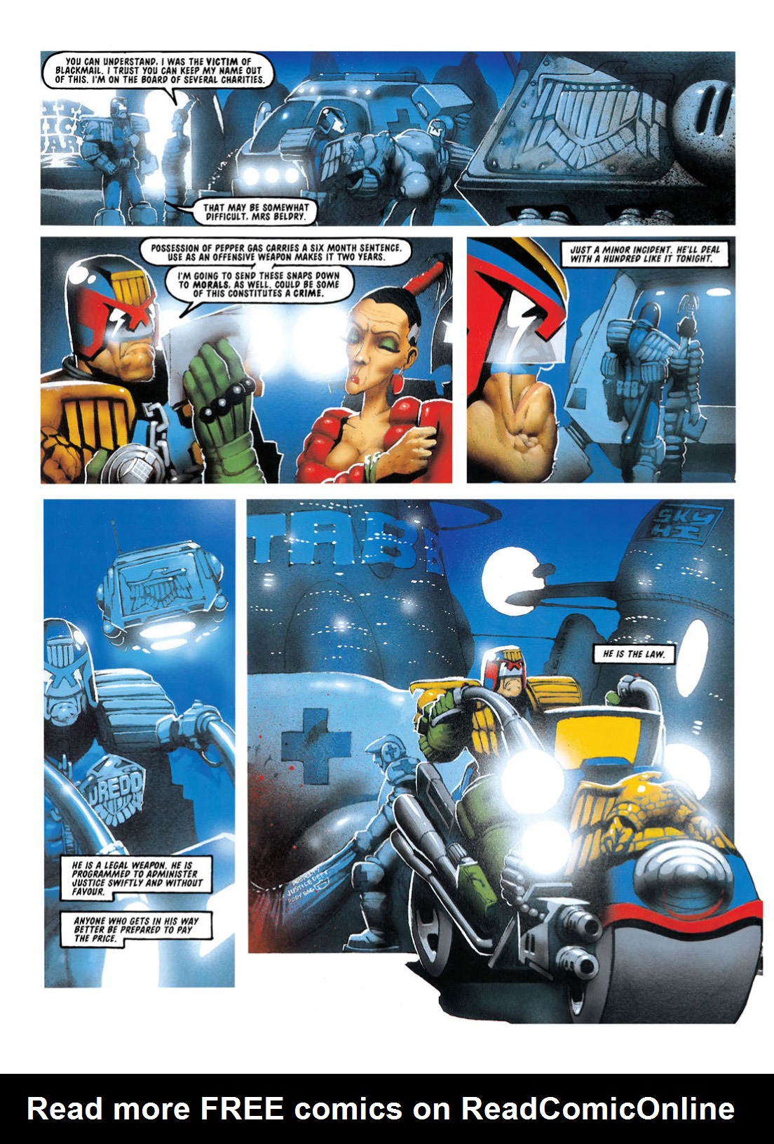 Read online Judge Dredd: The Complete Case Files comic -  Issue # TPB 25 - 301