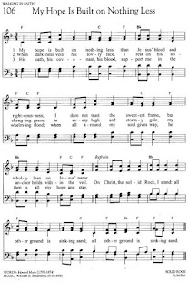 Tonic Solfa of My Hope is built on nothing less
Solfa notation of on Christ the solid rock I stand