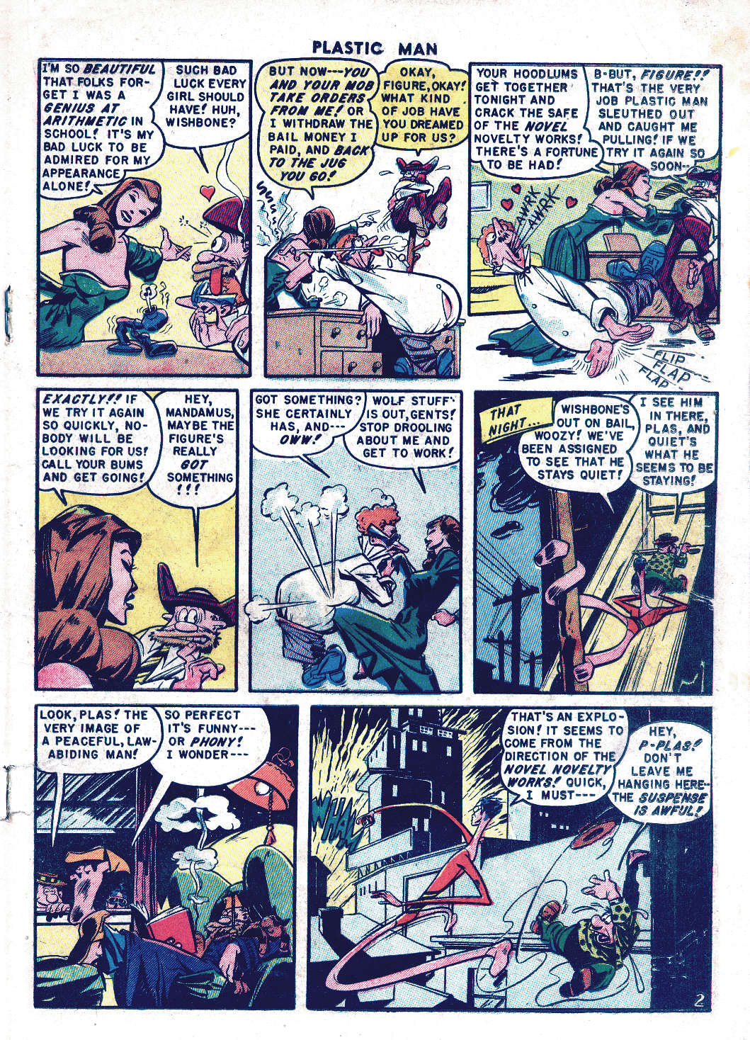 Read online Plastic Man (1943) comic -  Issue #49 - 19