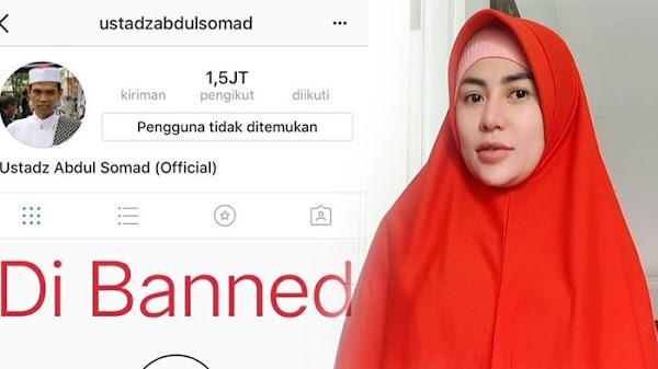 Sedih Akun Instagram Ustaz Abdul Somad Diblokir, Cinta Penelope Ungkap Kecurigaan di Baliknya
