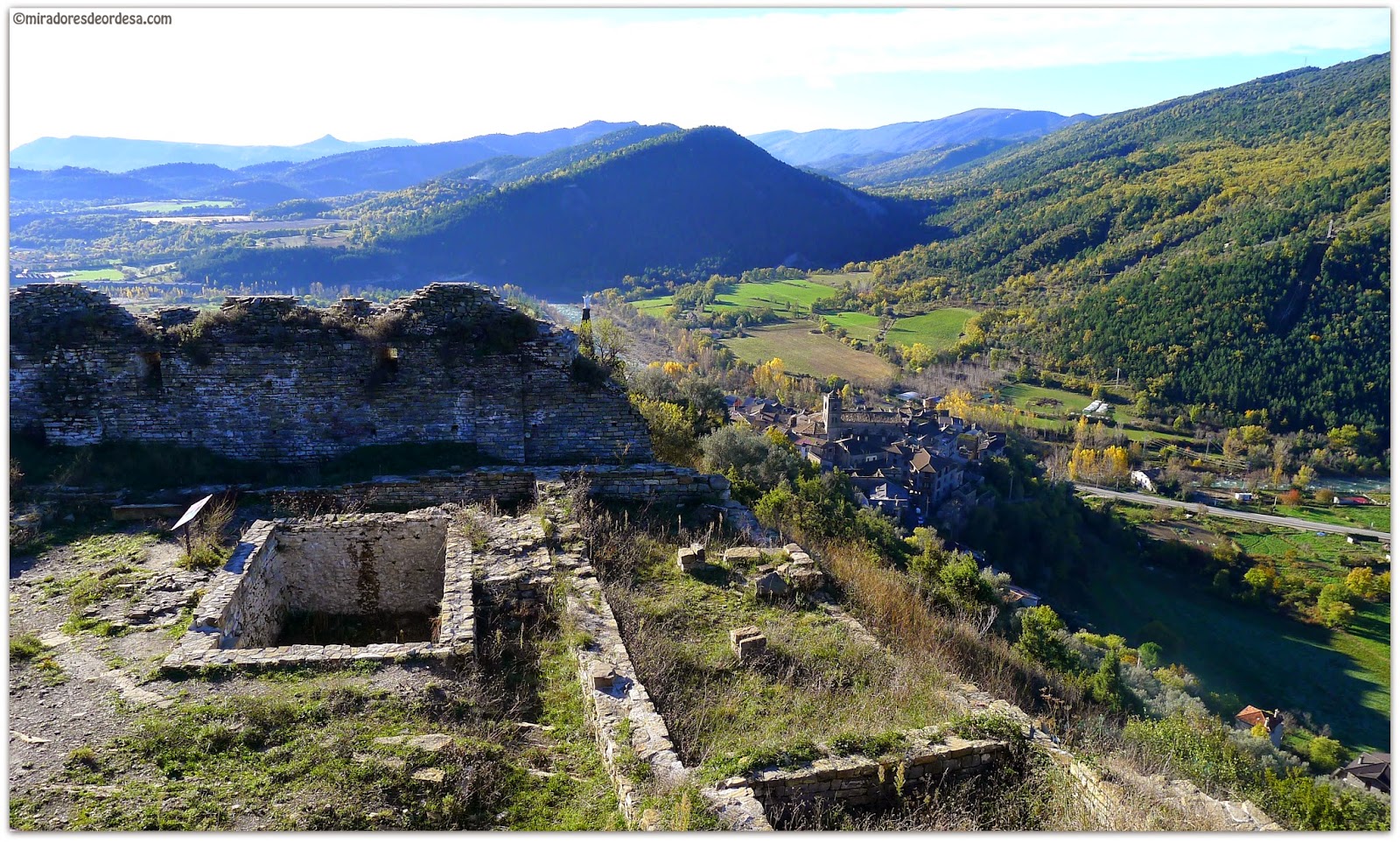 Castillo de los Condes del Sobrarbe o de Boltaña - Paisajes de Ordesa